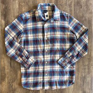 New Boys XXL (14-16) GapKids Plaid Shirt